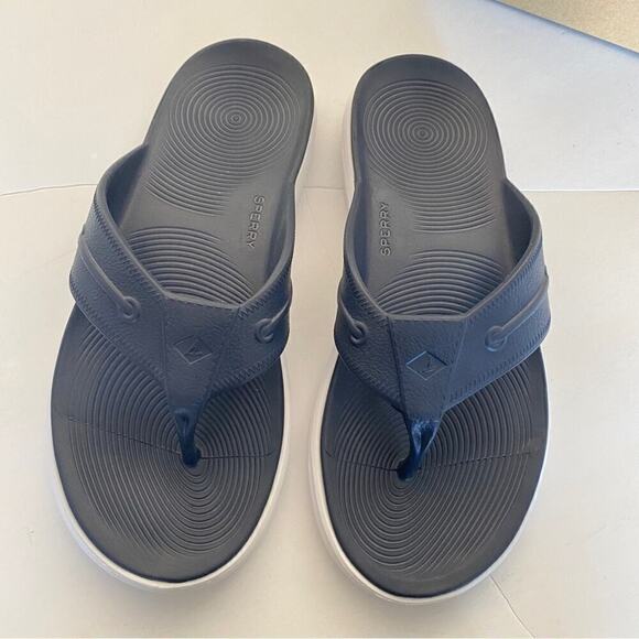 - ? Sperry Men’s Float Solid Color Navy Sandals Slippers Size US 13M main image 11